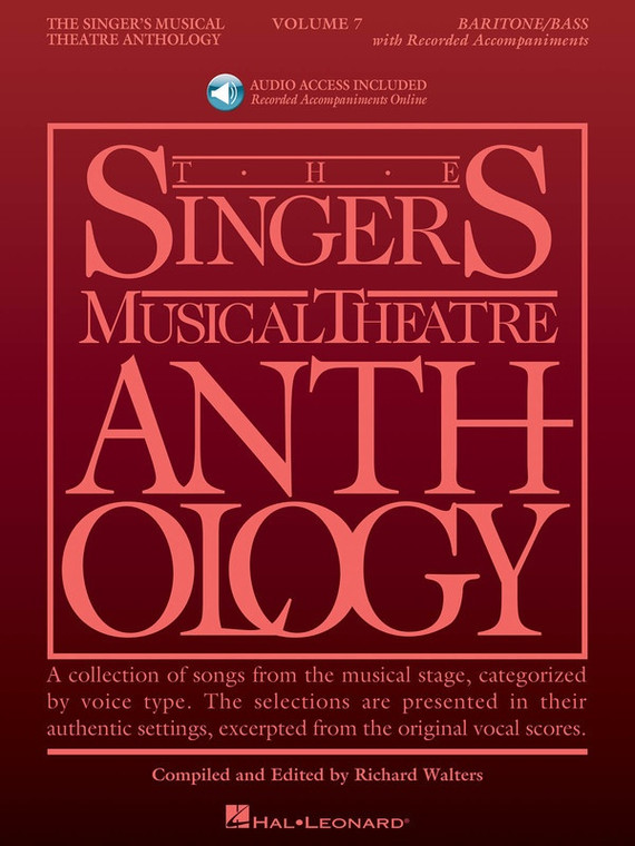 Hal Leonard The Singer's Musical Theatre Anthology Volume 7 Baritone Book/Online Audio