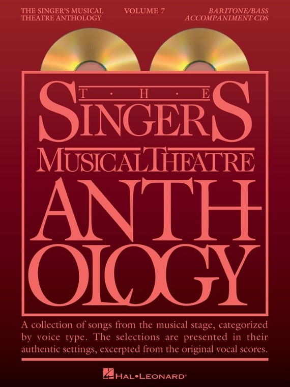 Hal Leonard Singers Musical Theatre Anth V7 Baritone/Bass Cds