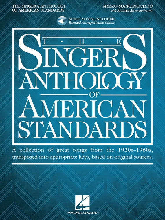 Hal Leonard The Singer's Anthology Of American Standards Mezzo Soprano/Belter Edition