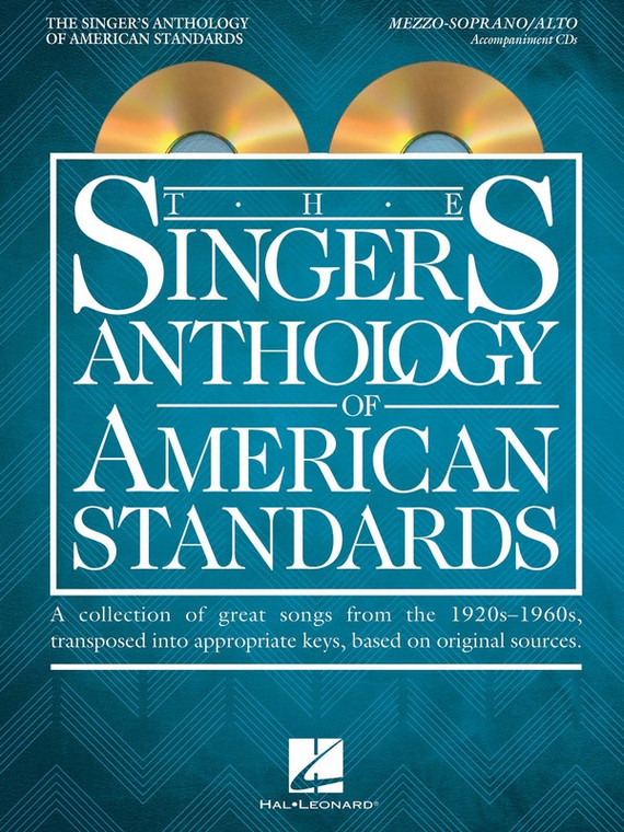 Hal Leonard The Singer's Anthology Of American Standards Mezzo Soprano Accompaniment C Ds