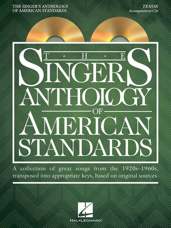 Hal Leonard The Singer's Anthology Of American Standards Tenor Accompaniment C Ds