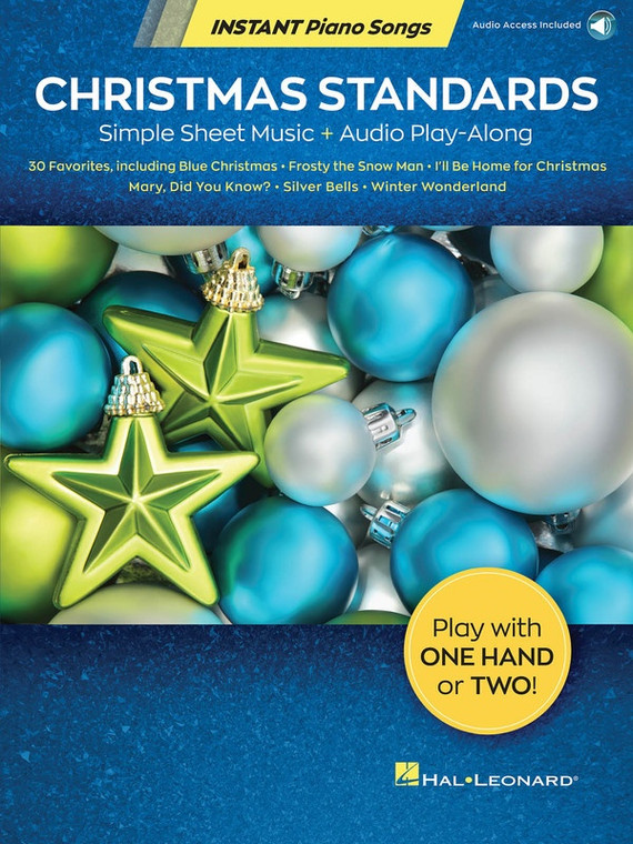 Hal Leonard Christmas Standards Instant Piano Songs Bk/Ola