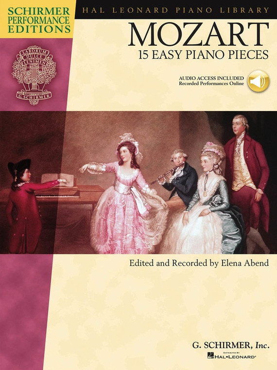 Mozart 15 Easy Piano Pieces Bk/Ola Spe