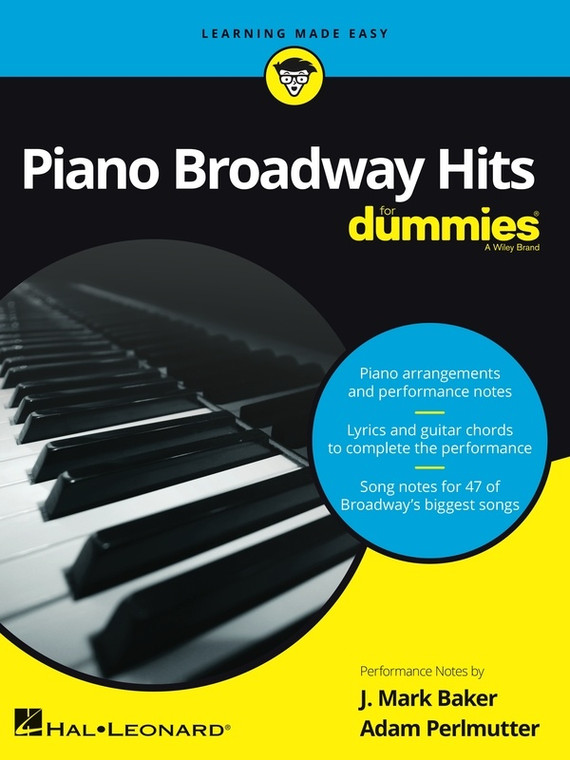 Hal Leonard Piano Broadway Hits For Dummies Learning Made Easy