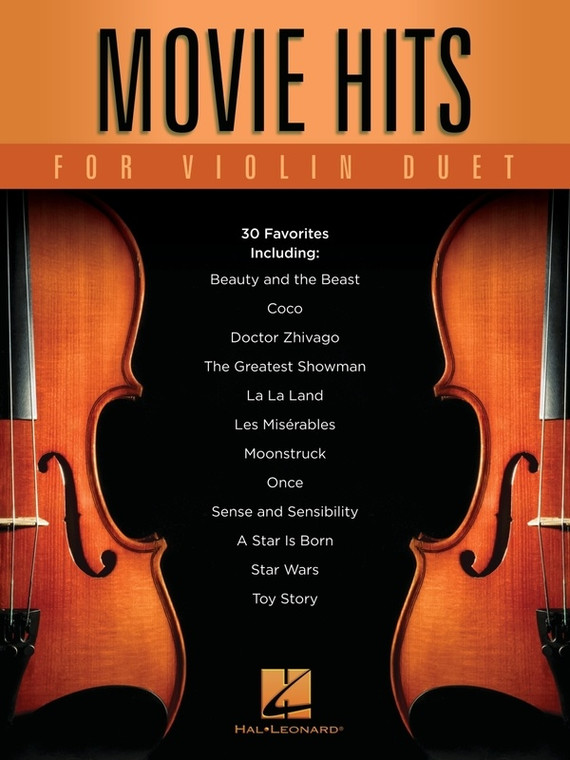 Hal Leonard Movie Hits For Violin Duet