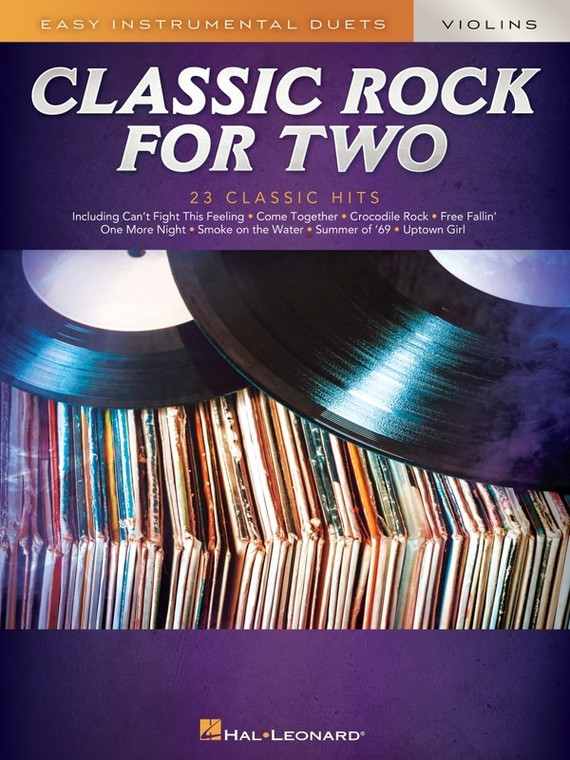 Hal Leonard Classic Rock For Two Violins 23 Classic Hits