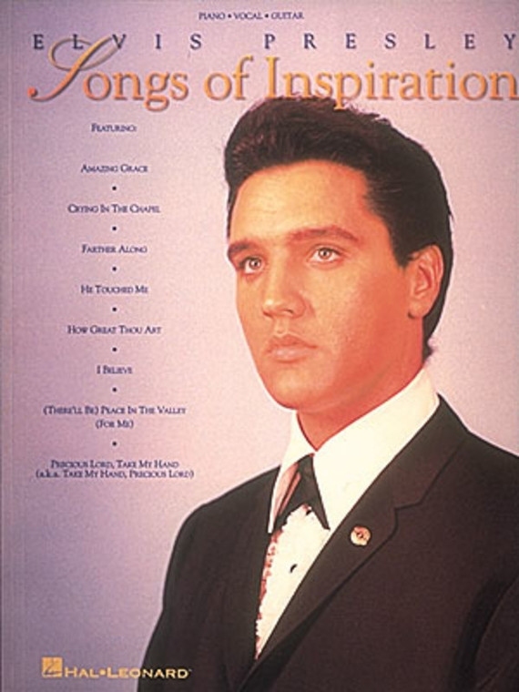 Hal Leonard Elvis Presley Songs Of Inspiration Pvg