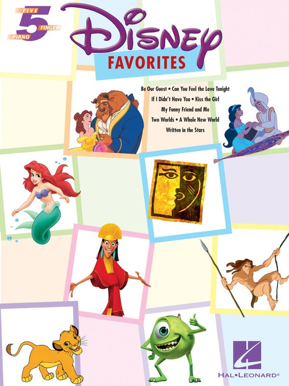 Hal Leonard Disney Favorites Five Finger Piano