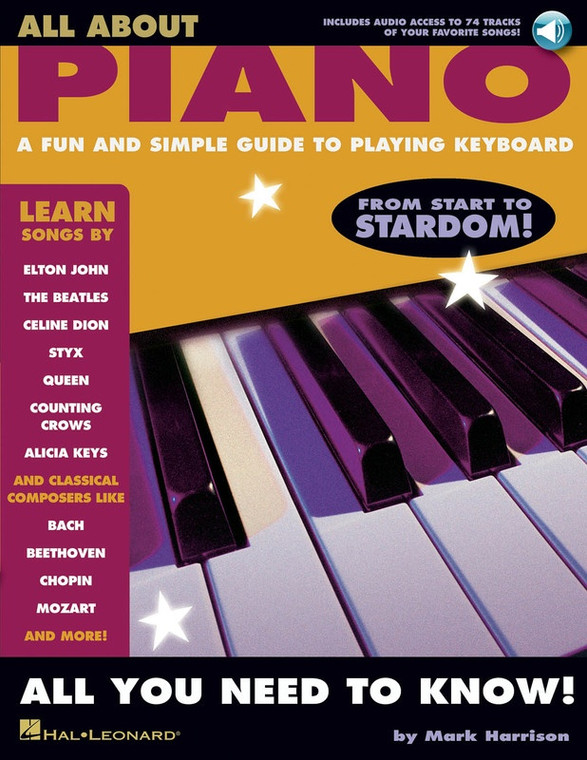 Hal Leonard All About Piano A Fun And Simple Guide To Playing Piano