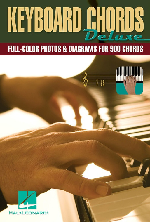 Hal Leonard Keyboard Chords Deluxe Full Color Photos & Diagrams For Over 900 Chords