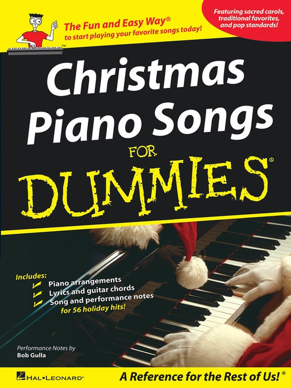 Hal Leonard Christmas Piano Songs For Dummies