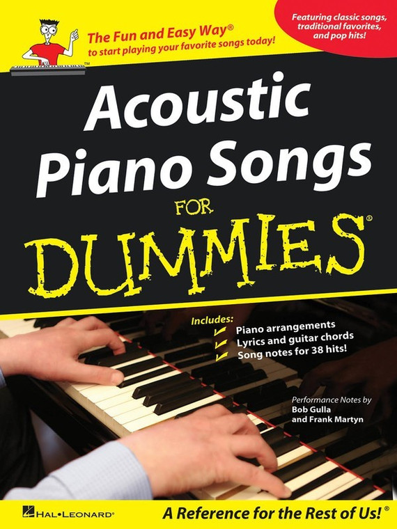 Hal Leonard Acoustic Piano Songs For Dummies