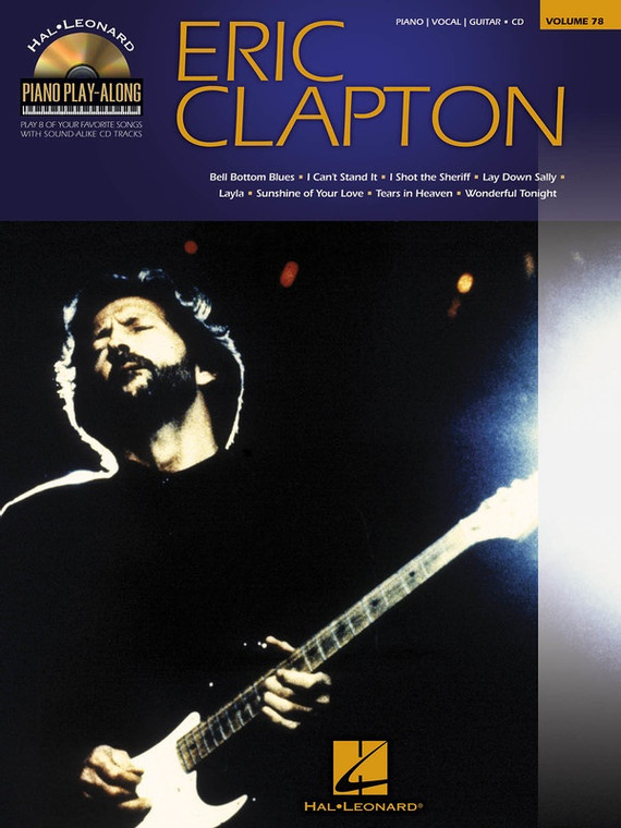 Hal Leonard Eric Clapton Piano Play Along Volume 78