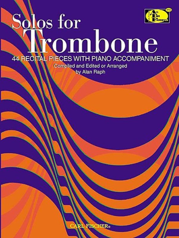 Solos For Trombone Trombone/Piano Ed Raph