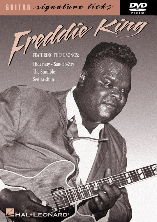 Hal Leonard Freddie King Guitar Signature Licks Dvd