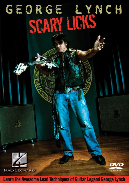 Hal Leonard George Lynch Scary Licks Learn The Awesome Lead Techniques Of Guitar Legend George Lynch