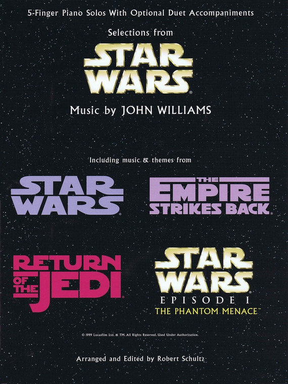 Star Wars Selections Piano Solos