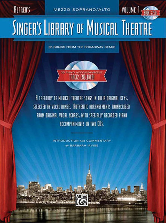 Hal Leonard Singer's Library Of Musical Theatre Vol. 1 Mezzo Soprano Book/2 C Ds Pack
