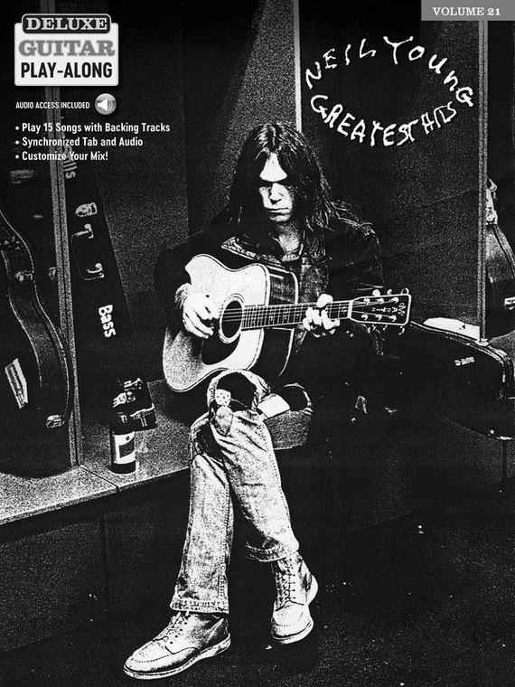 Hal Leonard Neil Young Greatest Hits Deluxe Guitar Play Along Volume 21