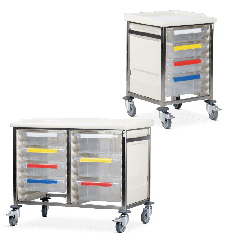 Stainless Steel, Low Level Trolleys