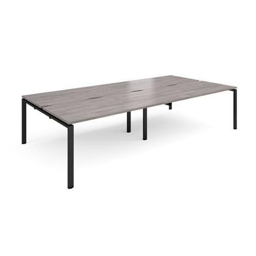 Grey Oak Bench Desks