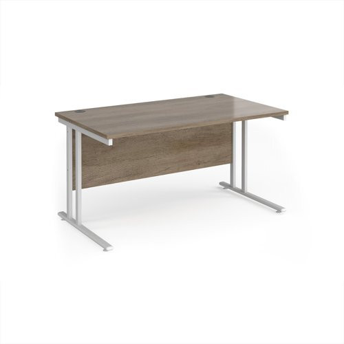 Nebraska Oak Straight Desks