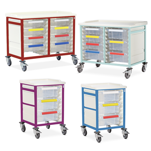 Mild Steel, High Level Trolleys