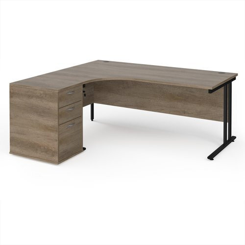 Nebraska Oak Corner Desks