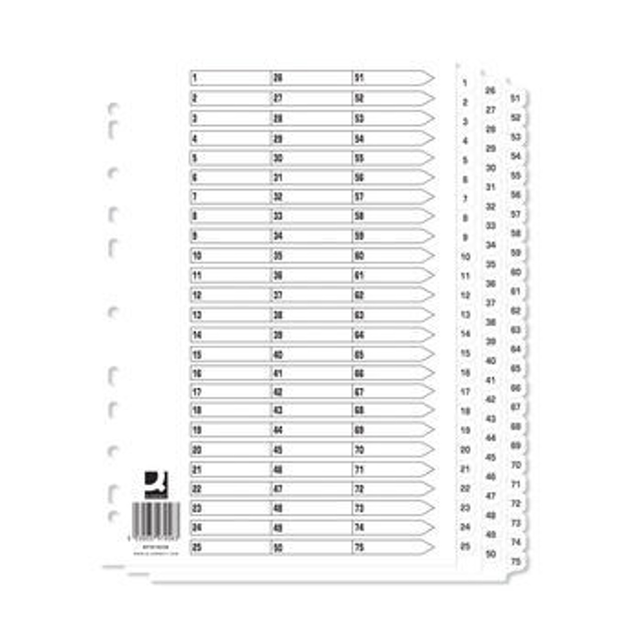 1 - 75 A4 Dividers