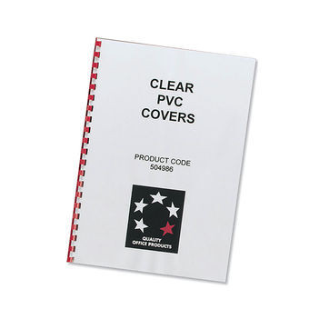 A4 Clear Binding Covers