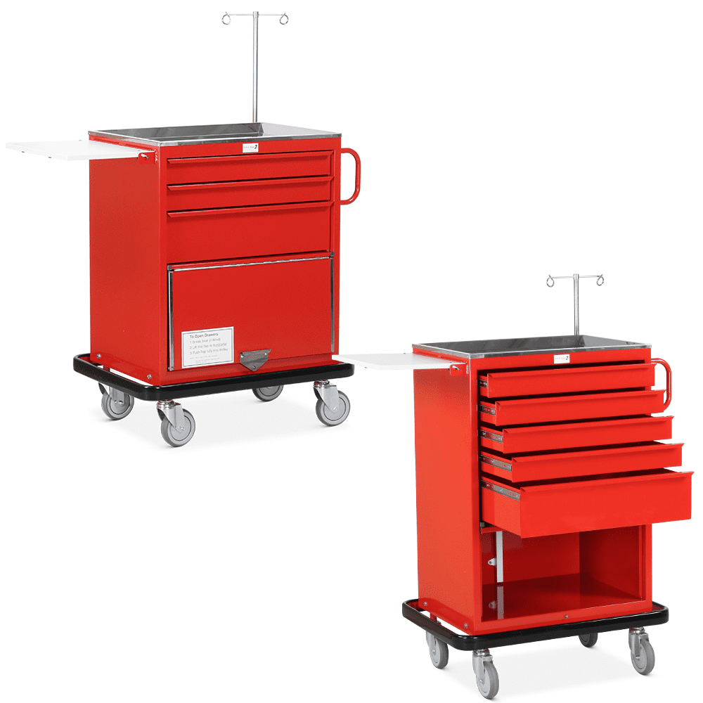 Resuscitation Trolleys - Mild Steel