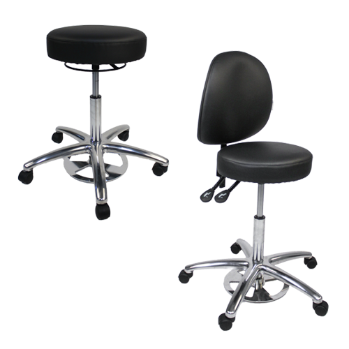 Foot Operated Tech Stools