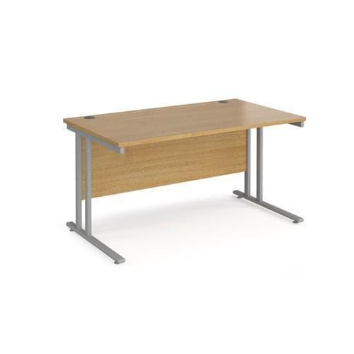 Oak Straight Desks