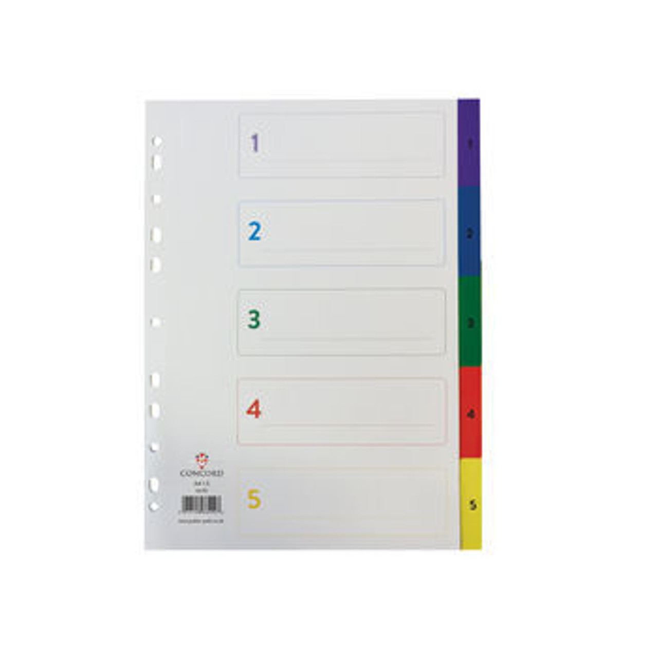 1 - 5 A4 Dividers