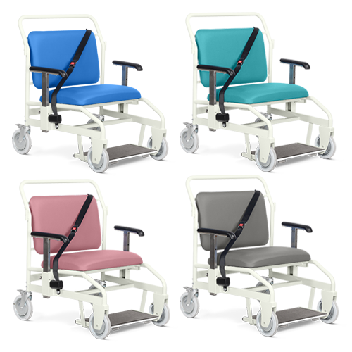 Portering Chair - Bariatric, Rear Steer