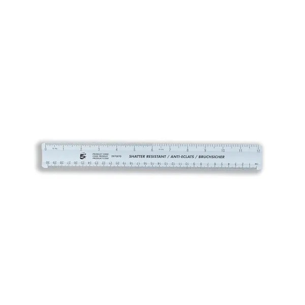 5 Metric Ruler 5 Star Office Ruler Plastic Shatter-resistant Metric Imperial Markings ...