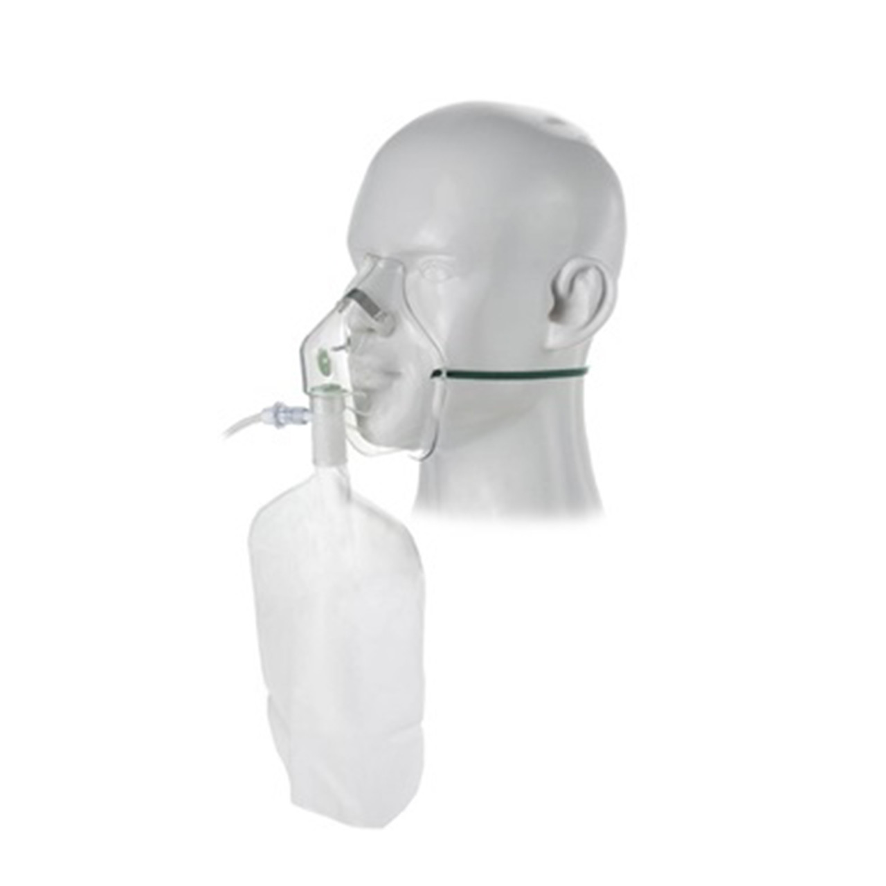 Adult High Concentration Oxygen Masks With Safety Vent & Tube 2.1 m ...