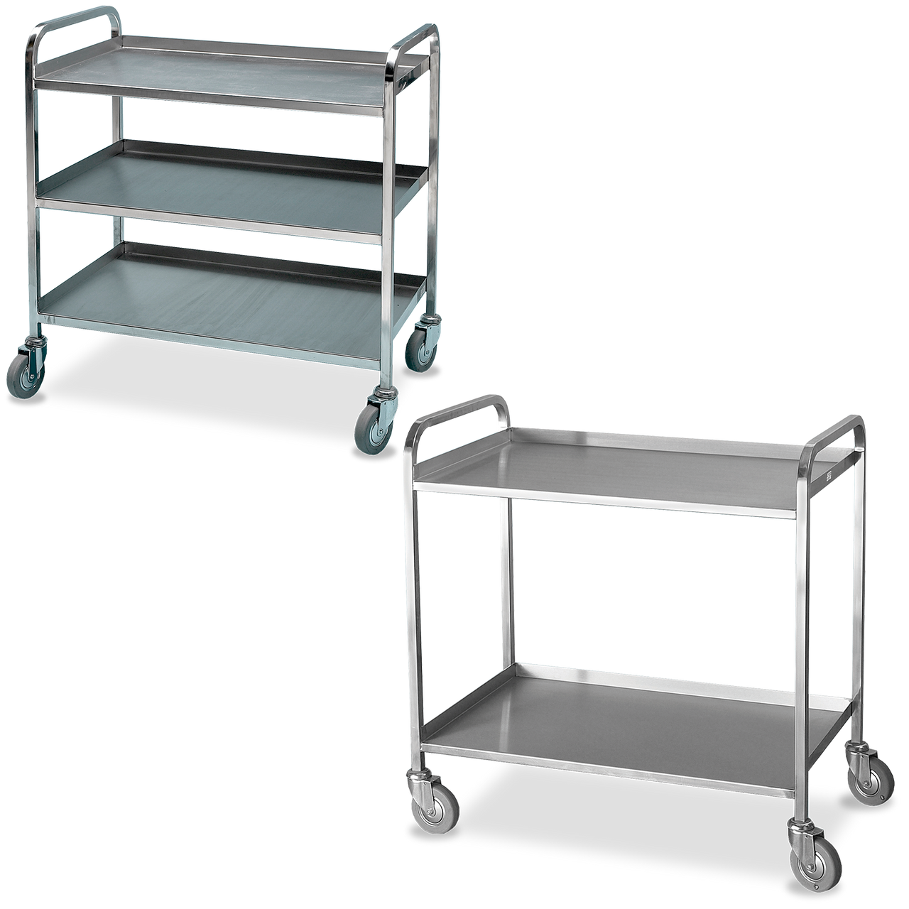 Stainless Steel Trolleys - Heavy Duty
