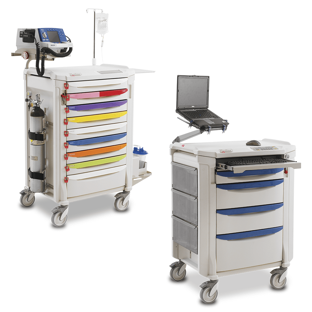 Procedure Carts - Polymer, Metro Flexline™