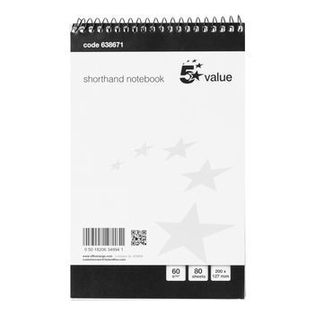 Shorthand Wirebound Notebooks