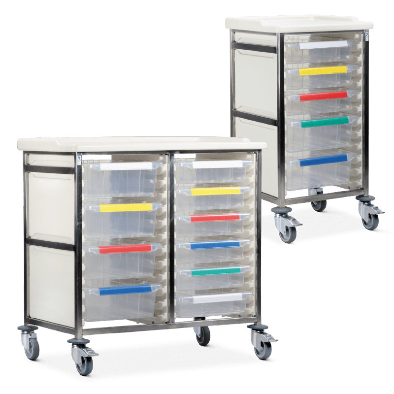 Stainless Steel, Standard Level Trolleys