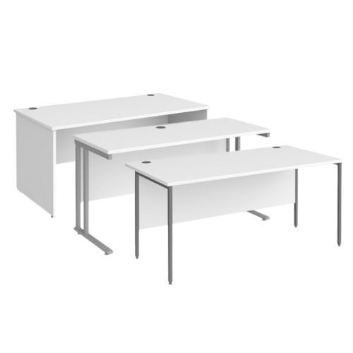 Straight Desks By Leg Type