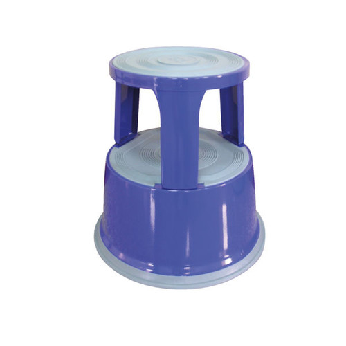Q-Connect Blue Metal Step Stool