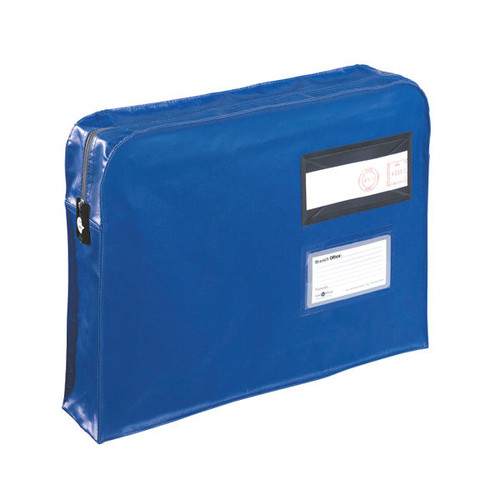 GoSecure Gusset Mailing Pouch 457x330x76mm Blue VP99671