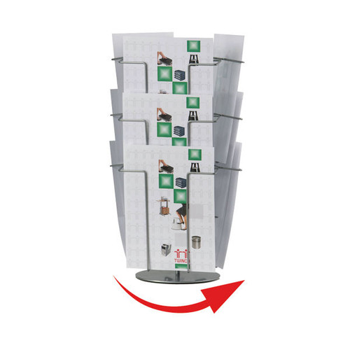 Twinco A4 9 Compartment Revolving Table Stand TW51158