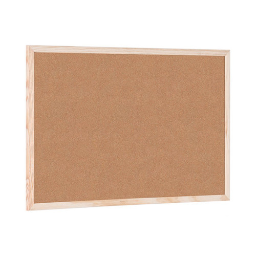 Q-Connect Lightweight Cork Noticeboard 400x600mm KF03566