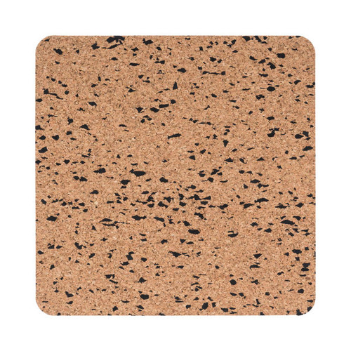 Bi-Office Eco Frameless Square Board Double-Sided Cork/Black Eva 30x30cm SF1054412397
