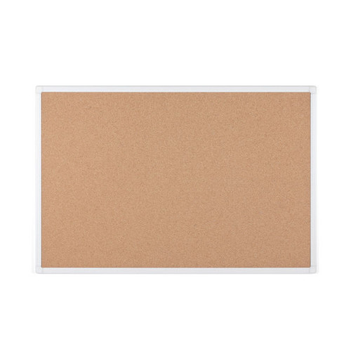 Bi-Office Maya Antimicrobial Cork Board Aluminium Frame 90x60cm BCA031226