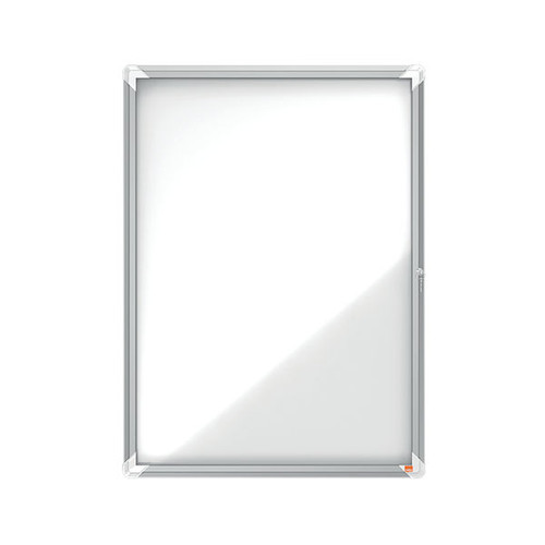 Nobo Premium Plus Outdoor Magnetic Lockable Notice Board 708x969x43mm 9xA4 902580