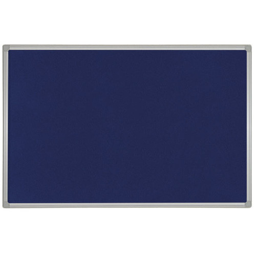 Bi-Office Aluminium Trim Board 1200x900mm Blue FB1443186